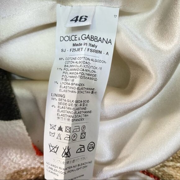 NWT Dolce & Gabbana Floral Print Jacket Size 46 - Picture 7 of 7
